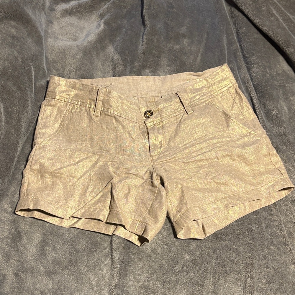 Lilly Pulitzer Shimmering Gold Women's Shorts